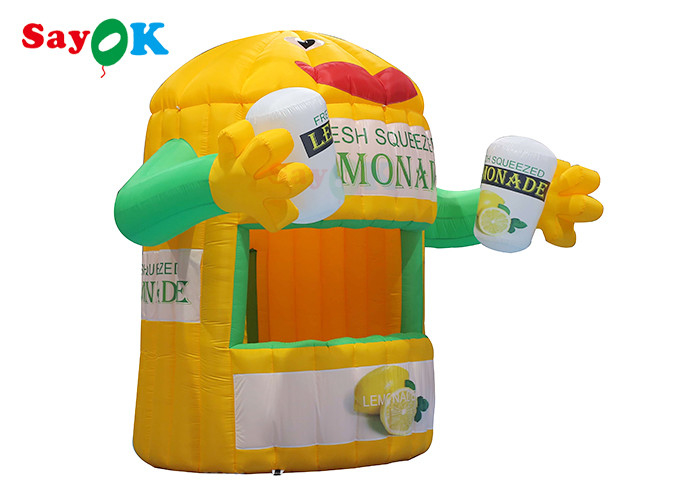 Inflatable Lawn Tent Stand Outdoor Tent Inflatable Lemonade Booth With Air Blower For Promotion
