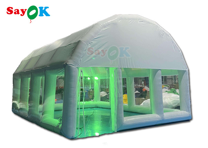 Inflatable House Tent 0.55Mm Pvc Inflatable Air Tent Clear Airtight Dome For Swimming Pool Cover