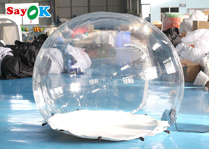 Inflatable Bubble Camping Tent Transparent Inflatable Bubble Tent Family Camping Backyard Party Festivals Stargazing