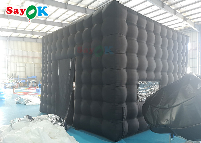 Inflatable Cube Tent Marquee Party Camping Inflatable LED Tent With Air Blower