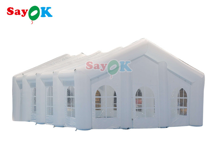 Custom Outdoor Inflatable Tent Party Night Club Structure Inflatable Bar Tent White Color