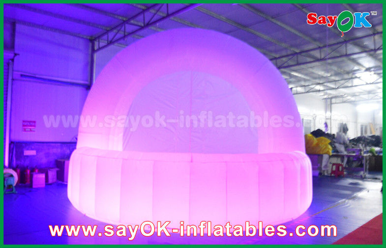 Nightclub Bar Tent Waterproof Oxford Cloth Inflatable Tent Dome LED Lighting For Bar Counter