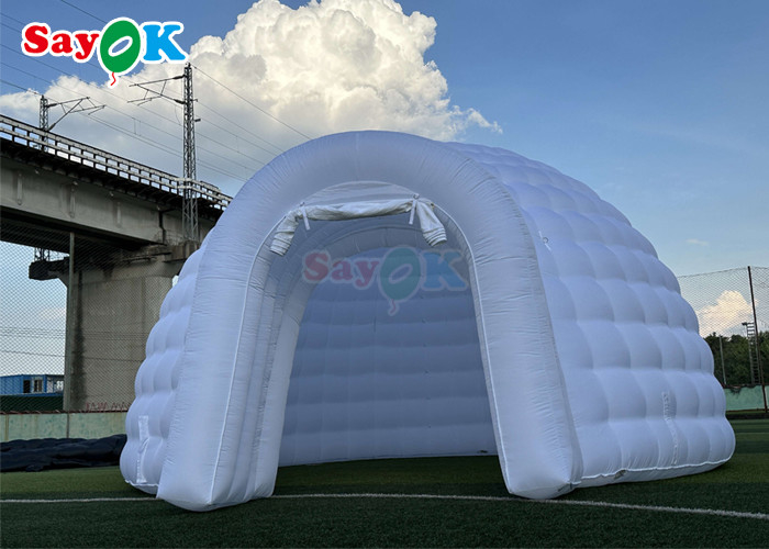 Custom Lighting Inflatable Air Tent Blow Up Igloo Dome Tent For Outdoor