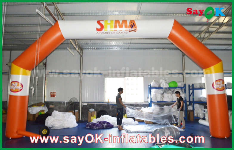Custom Inflatable Arch Oxford Cloth PVC Coating Inflatable Arch CE For Advertising / Promotional