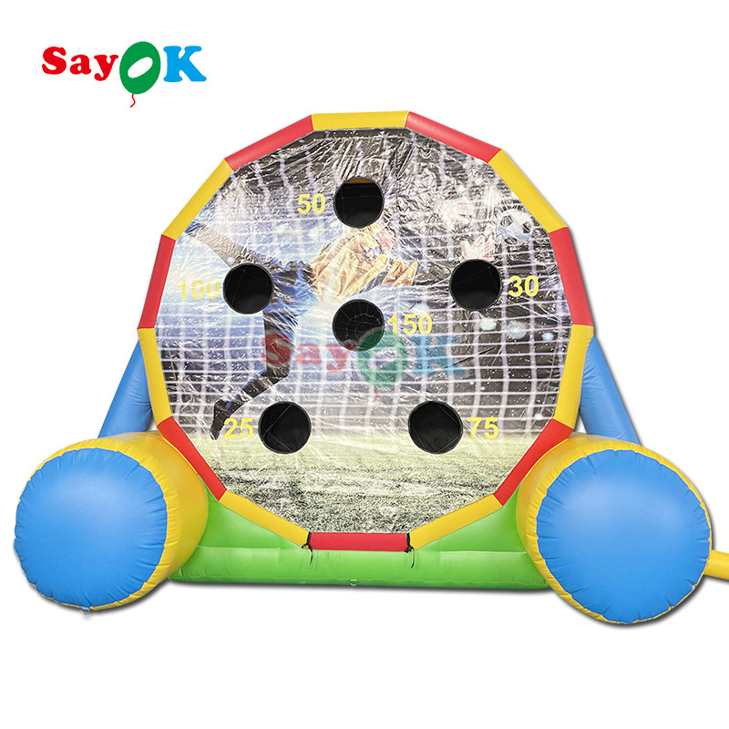 Inflatable Axe Throwing Game Inflatable Ball Toss Target Dart Board Inflatable Football Dartbaord For Sport Events