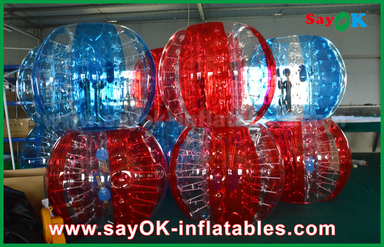 Inflatable Lawn Games Transparent PVC / TPU Inflatable Soccer Bubble Human Ball For Adult / Kid
