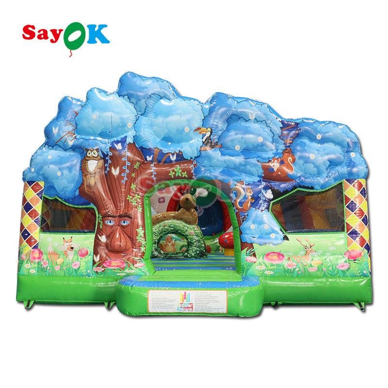 Commercial Dry Bouncer Slide Combo Inflatable Bouncy Moonwalk Jumping Castle Bounce House For Kids Adults