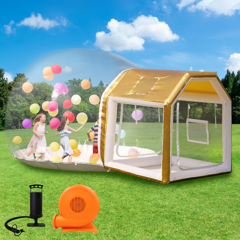 Sayok Golden Bubble Houses Portable Transparent Inflatable Bubble House Tent for Party Wedding