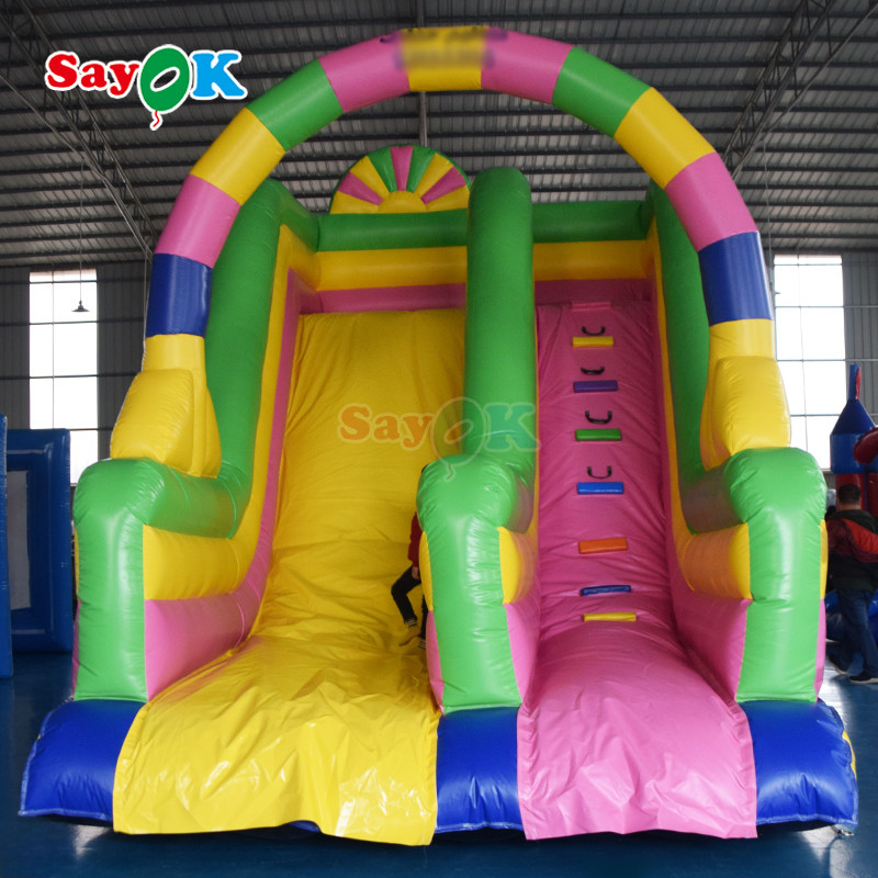 Factory Slide Inflatables Playpark Kids Climbing Water Slides Backyard Inflatable Slide Outdoor for Rental