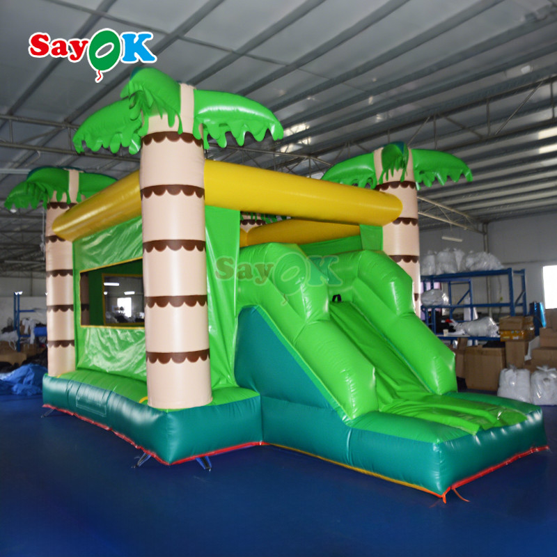 Sayok Outdoor Inflatable Bouncer Slide Flame Retardant Inflatable Bouncy Castle Jump House Inflatable Bouncers for Party