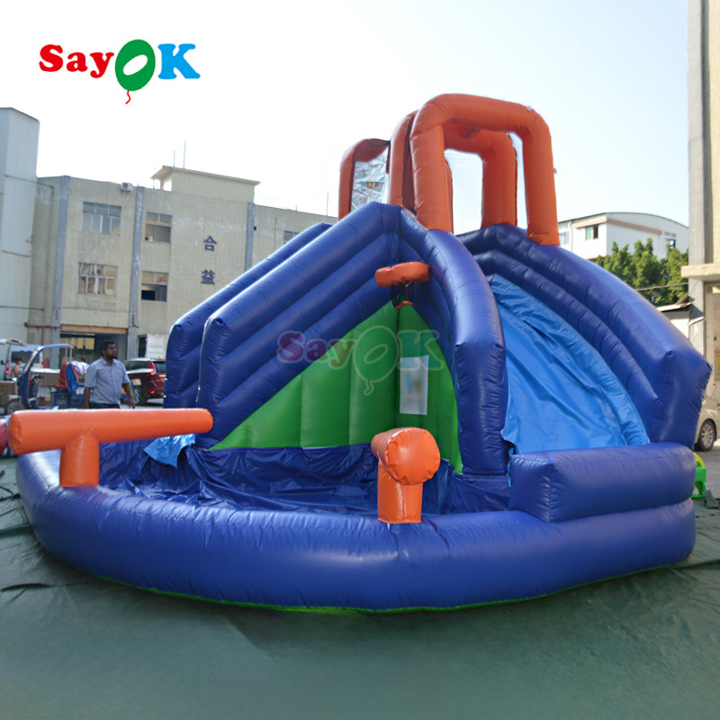 Sayok 20ft Hot Sales Inflatable Water Slide Inflatable Slide With Pool  Inflatable Water Slides For Kids