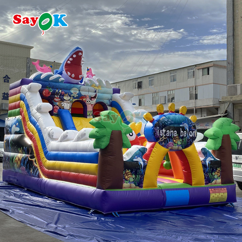 Factory Wholesale Inflatable Jumping Bouncer Bounce Castle Slide for Party or Event