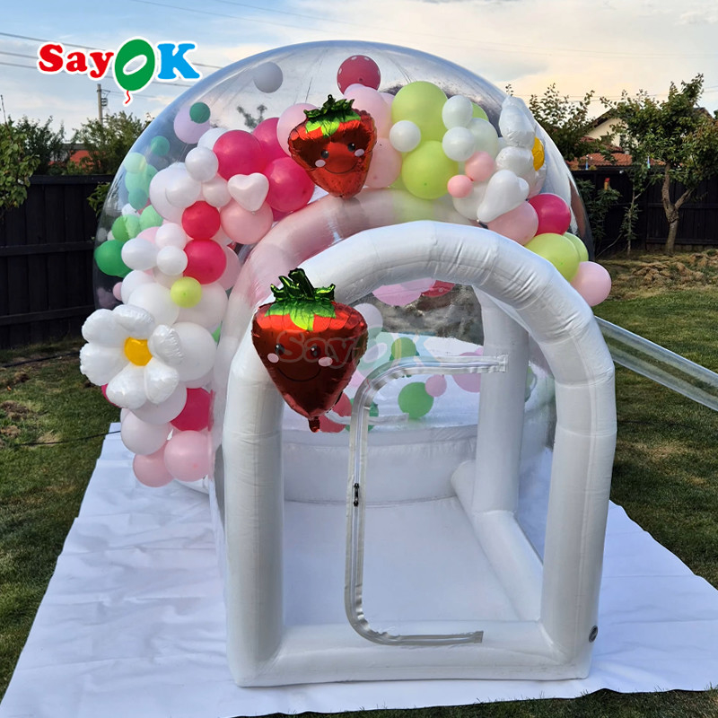 Sayok Portable Bouncy Bubble House Inflatable Bubble Bounce House for Outdoor Party