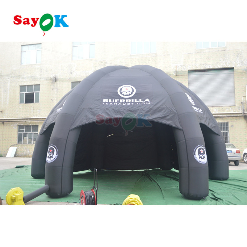 Sayok Portable Spider Inflatable Tent Customized Spider Dome Inflatable Tent Giant Inflatable Spider Tent for Promotion