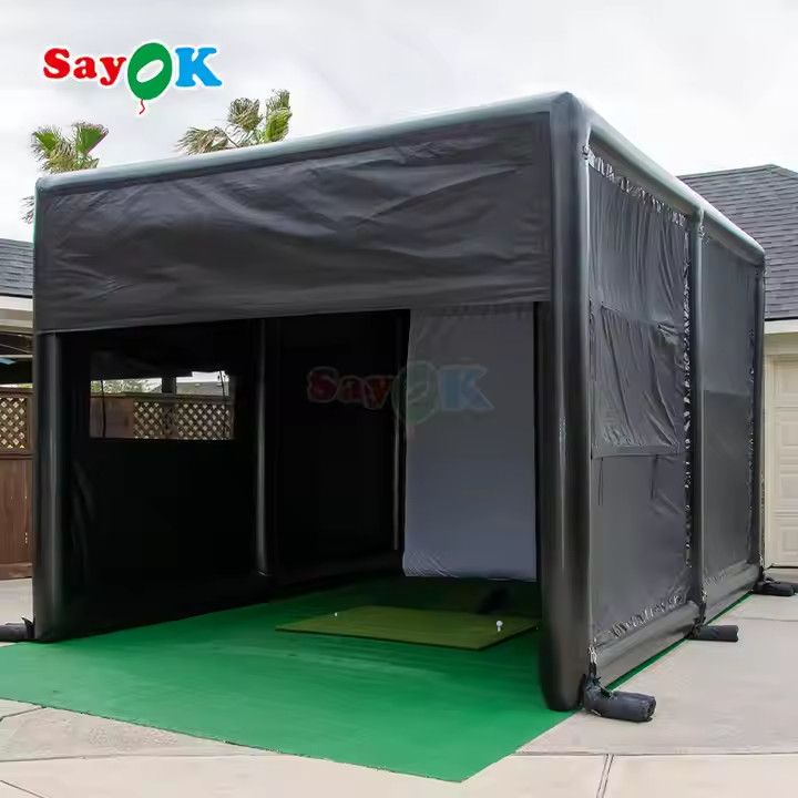 Wholesale Outdoor Portable Inflatable Golf Simulator Tent for Outdoor Sport
