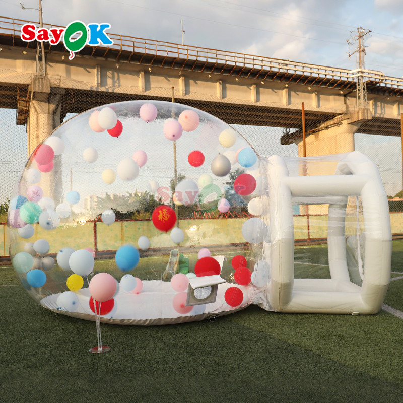 Sayok Overseas Warehouse Transparent Bubble House Inflatable Kids Bubble House Tent for Party