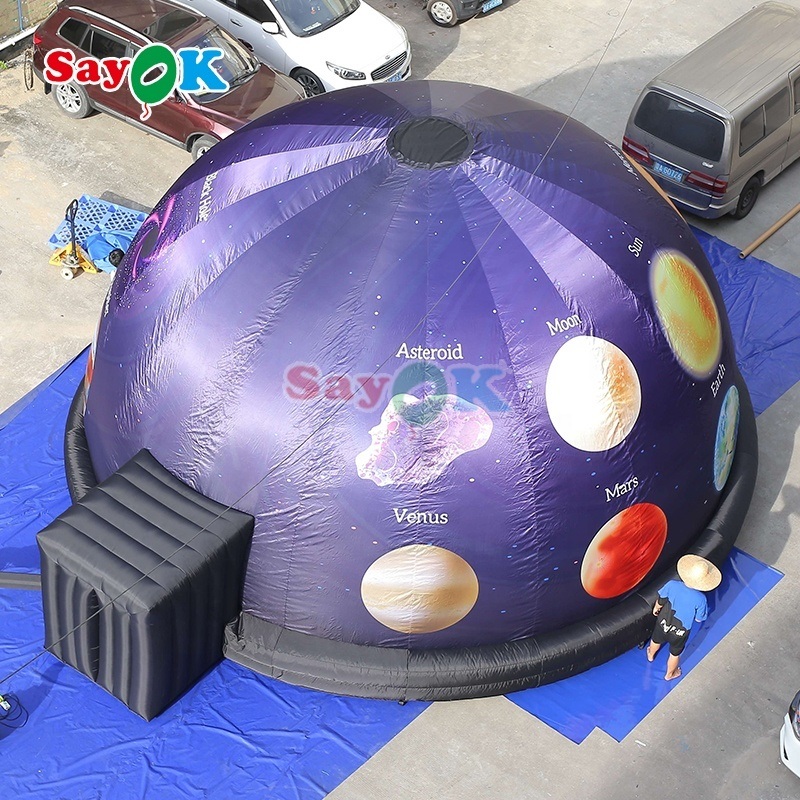 Easy Setup Windproof Sun Resistant Inflatable Planetarium Dome for Outdoor Events and Schools