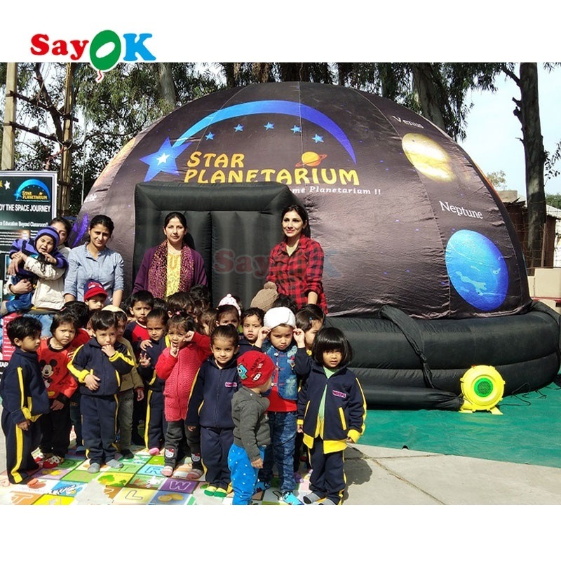 Customizable CE Certified Inflatable Planetarium with Projection Cloth for Astronomy Education