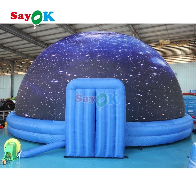 Sayok 100% Blackout Flame Retardant Easy Setup Inflatable Planetarium Dome for Schools and Museums
