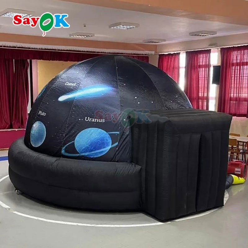 Sayok 100% Blackout Flame Retardant Portable Inflatable Planetarium Dome Tent for School Astronomy Education