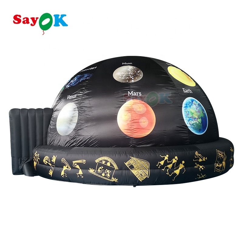 Free 3D Design 16ft Inflatable Planetarium Dome with Easy Setup Portable Planetarium Tent for Schools