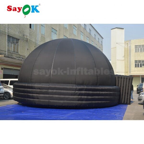 Sayok 100% Blackout 6m Black Planetarium Projector Dome 360 Degree Projection Planetarium Tent for Sale