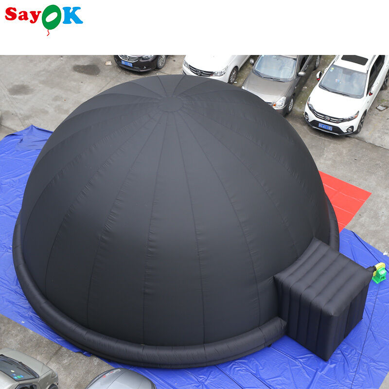 SAYOK Portable Inflatable 5m/8m Planetarium Projection Dome Tent Oxford Material with Air Blower PVC Floor Mat for School Events