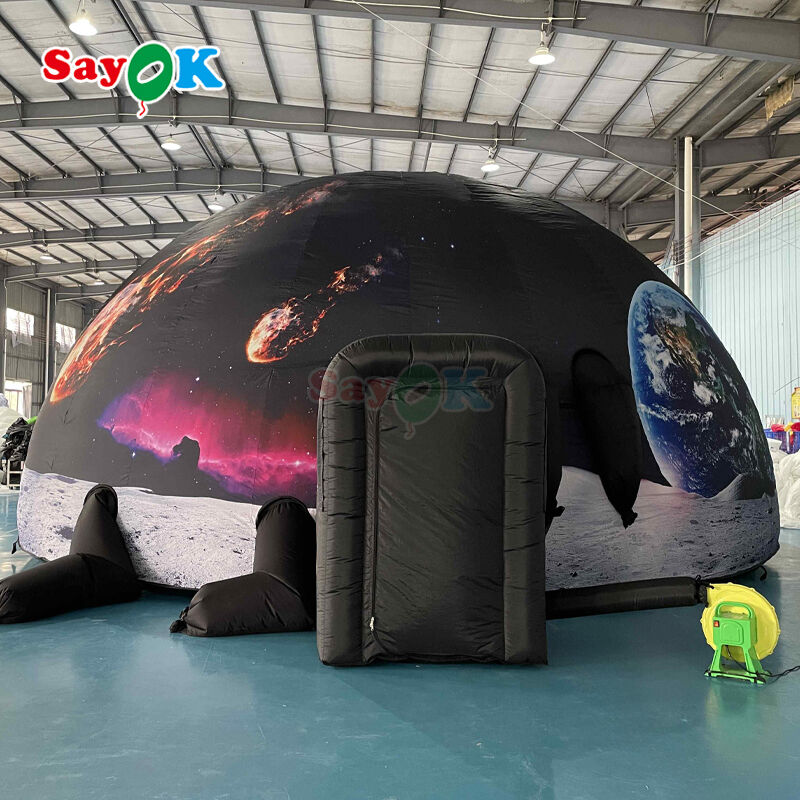 100% Blackout Fire-Retardant Inflatable Planetarium Dome for Easy Setup School Education and Outdoor Events