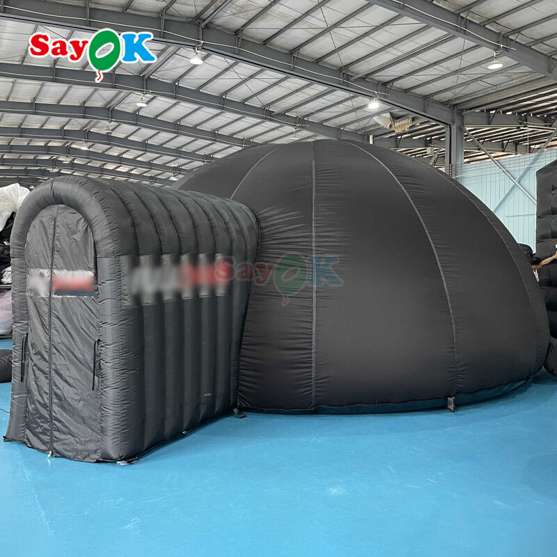 100% Blackout Fire-Retardant Inflatable Planetarium Dome with Wheelchair Access for Educational Use
