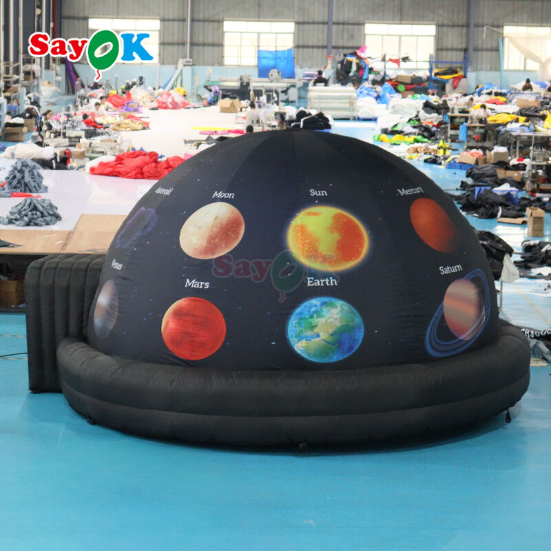Professional 100% Blackout Fire-Retardant Inflatable Planetarium Dome with Multiple Size Options for Schools and Museums
