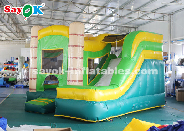 Kids Inflatable Slide 4*3.5*3.5m PVC Tarpauline Inflatable Bouncer Slide With Blower For Entertainment