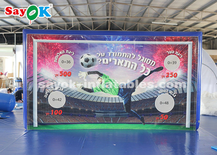 Inflatable Soccer Goal Durable Inflatable Sports Games PVC Tarpaulin Outdoor Shooting Door