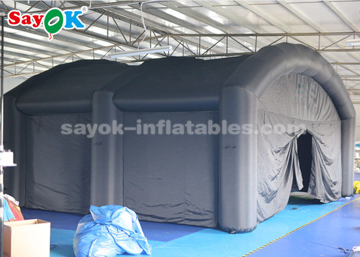 Custom Inflatable Tent Black Oxford Cloth Inflatable Air Tent For Promotion Advertising