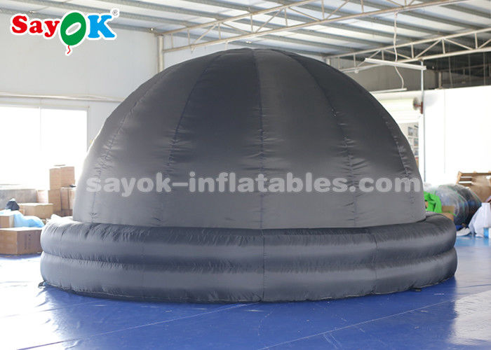 4.5 Meter Portable Inflatable Planetarium Projection Dome Tent Black Color