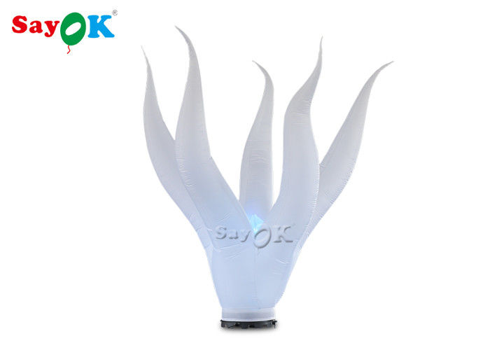 3m Inflatable Seaweed With 16 Color Changing Lights For Party Event Club Decoration