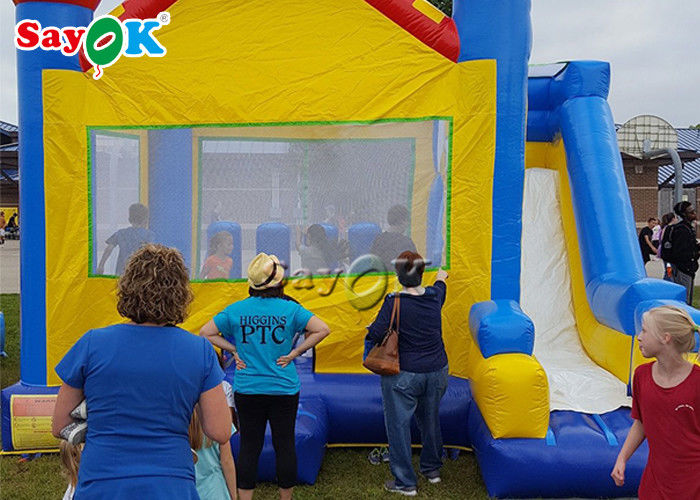 Childrens Inflatable Slide Bouncy Slides Anti - UV  Anti - Ruptured Inflatable Bouncer Slide 5*4m For School / Home