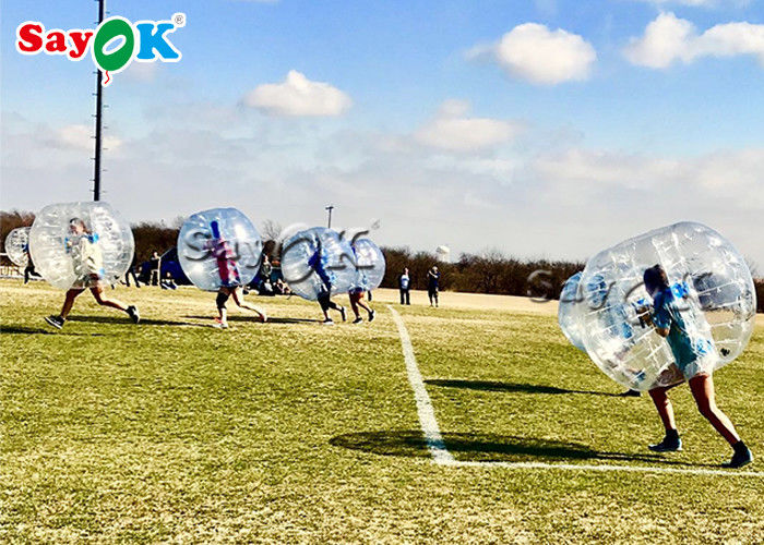 Inflatable Kids Game Transparent Inflatable Sports Games Human Size Bubble Soccer Bumper Ball