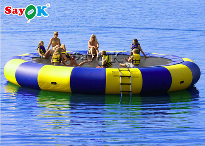 Floating Water Trampoline With Slide