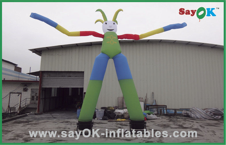Inflatable Wacky Waving Tube Man Custom Inflatable Advertising Air Dancer / Wave Man With Two Legs
