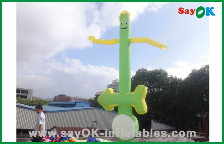 Inflatable Wacky Waving Tube Man Arrow Shape Blow Up Advertising Man 750W Blower Custom Inflatable Product