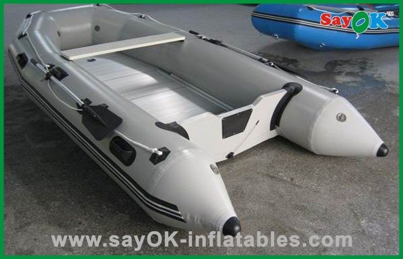 Custom PVC Inflatable Boats White Deep-V Fiberglass Boat 3.6mLx1.5mW