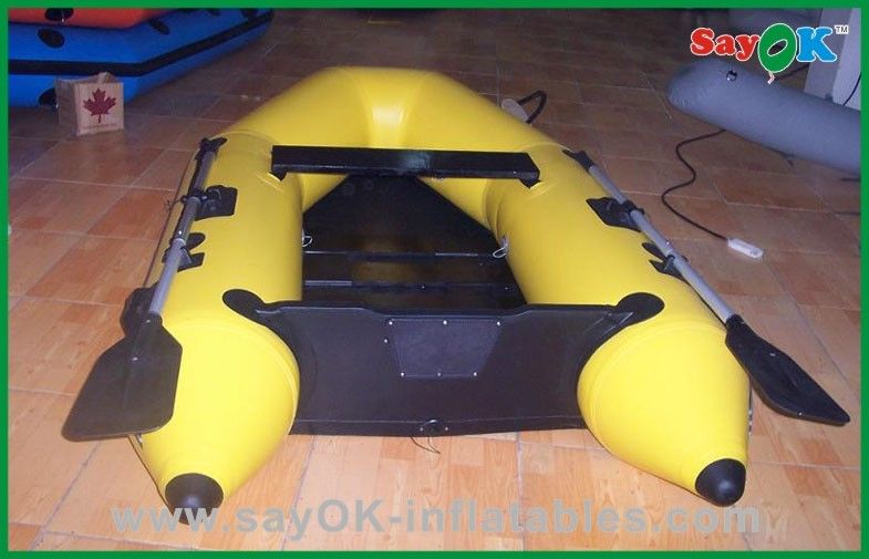 Heat Sealed Customized 0.9MM PVC Inflatable Boats , Rigid Inflatable Boat