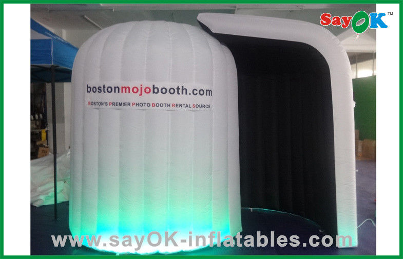 Advertising Booth Displays Pink Lighting Custom Inflatable Products With Remote Control Oxford Cloth