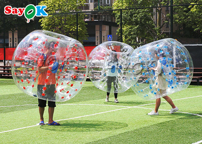 Inflatable Games For Adults Clear Human Inflatable Body Bubble Ball For Team Building Sports Game
