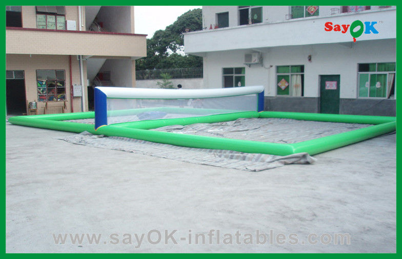 Funny Volleyball Court Inflatable Water Toys , Inflatable Pool Toys