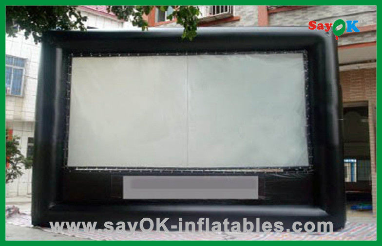 Inflatable Theater Screen PVC Material Inflatable Movie Screen Black Custom Inflatable Product