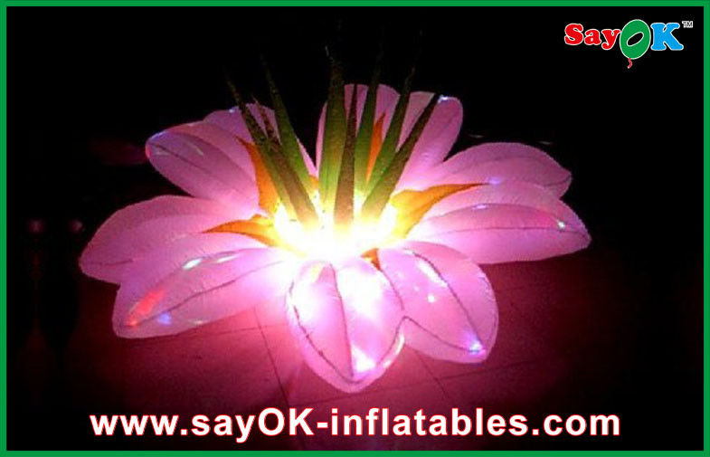 Flower Shape Inflatable Lighting Decoration Wedding Inflatable LED Light