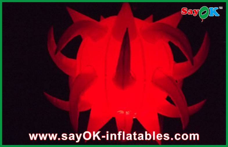 Led Hanging Lighting Inflatable Balloon Star For Stage Decoration