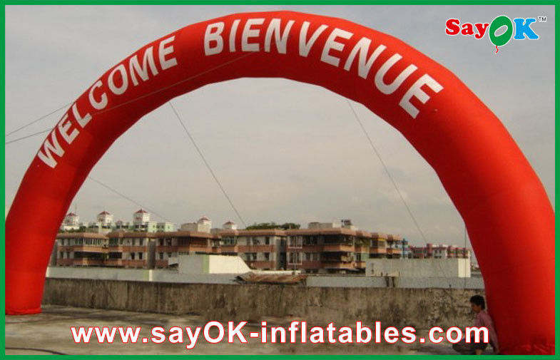 Height 5m Inflatable Arch With Logo Printing  For Holiday Decorations