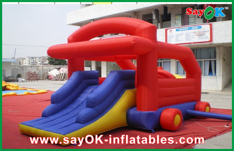 Inflatable Indoor Bounce House CE/UL Certificated Inflatable Bounce With Inflatable Slide PVC Tarpaulin